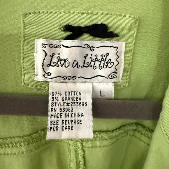 Live A Little Lime Green Jacket - Picture 4 of 4
